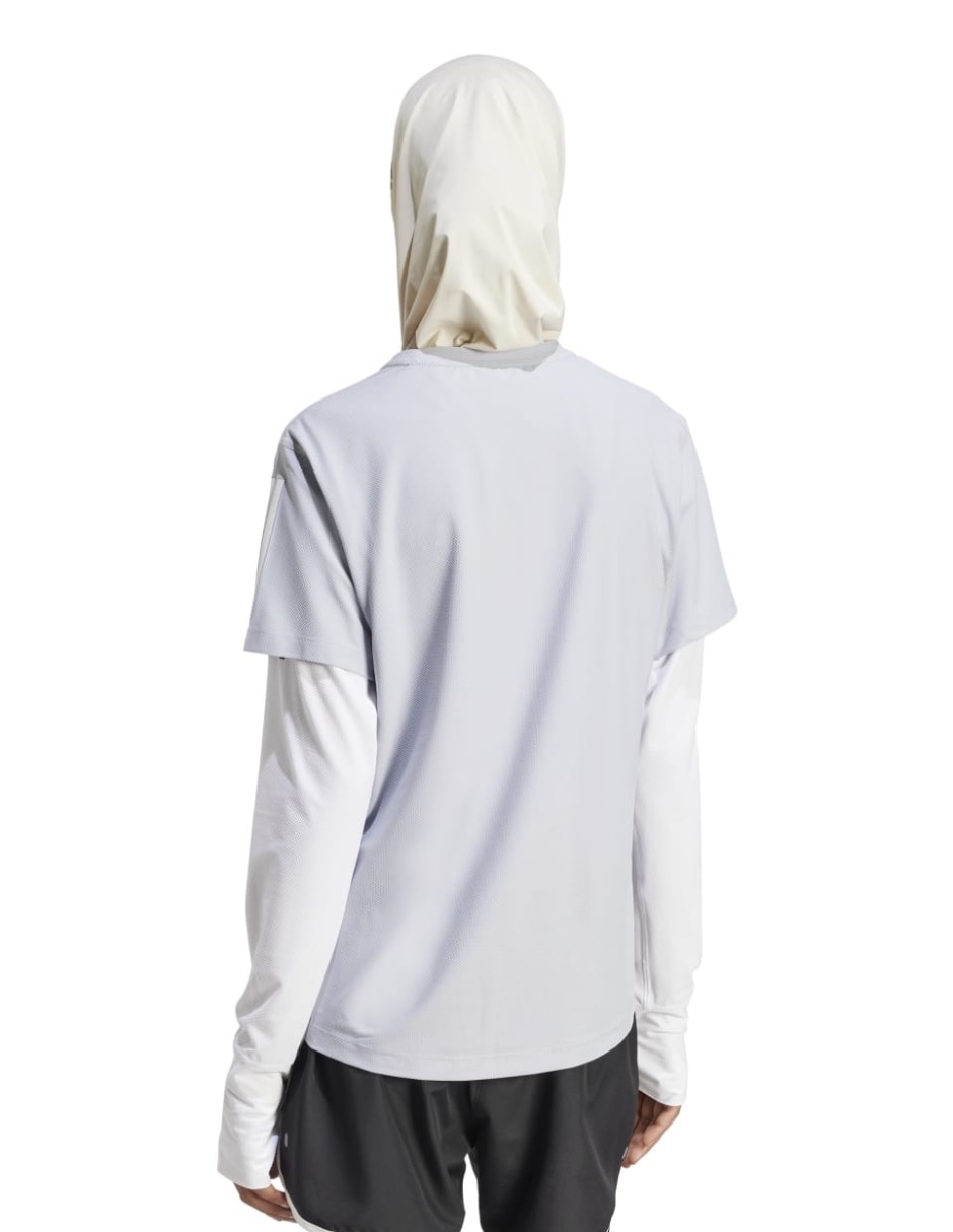 Playera deportiva para correr de mujer 4