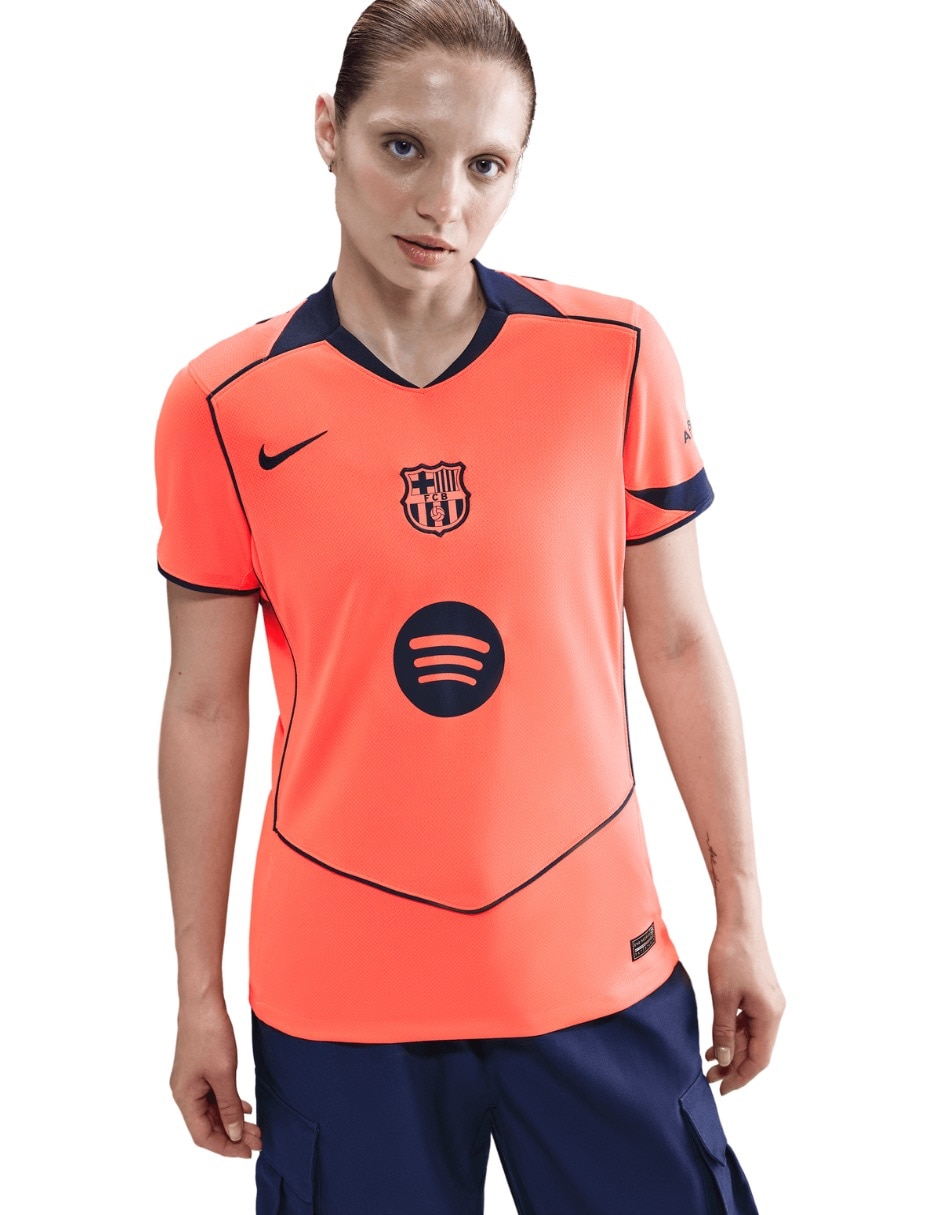 Playera deportiva para fútbol Fútbol Club Barcelona de mujer 6