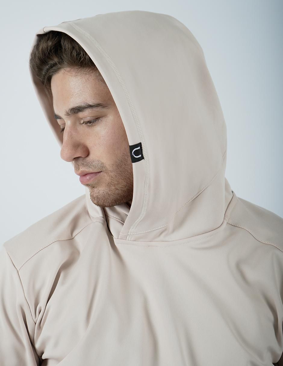 Sudadera ruler con capucha y bolsa para hombre