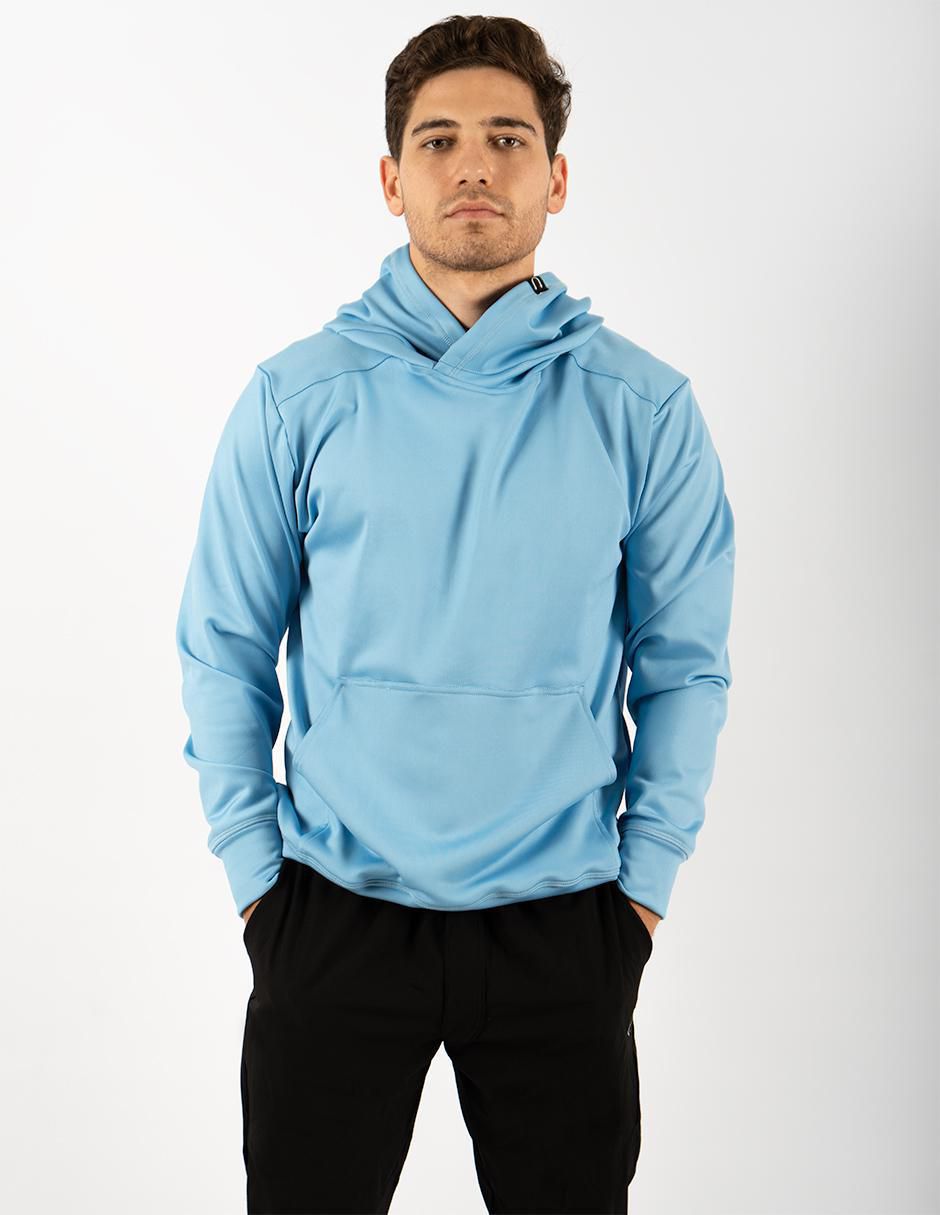 Sudadera con capucha y bolsa para hombre