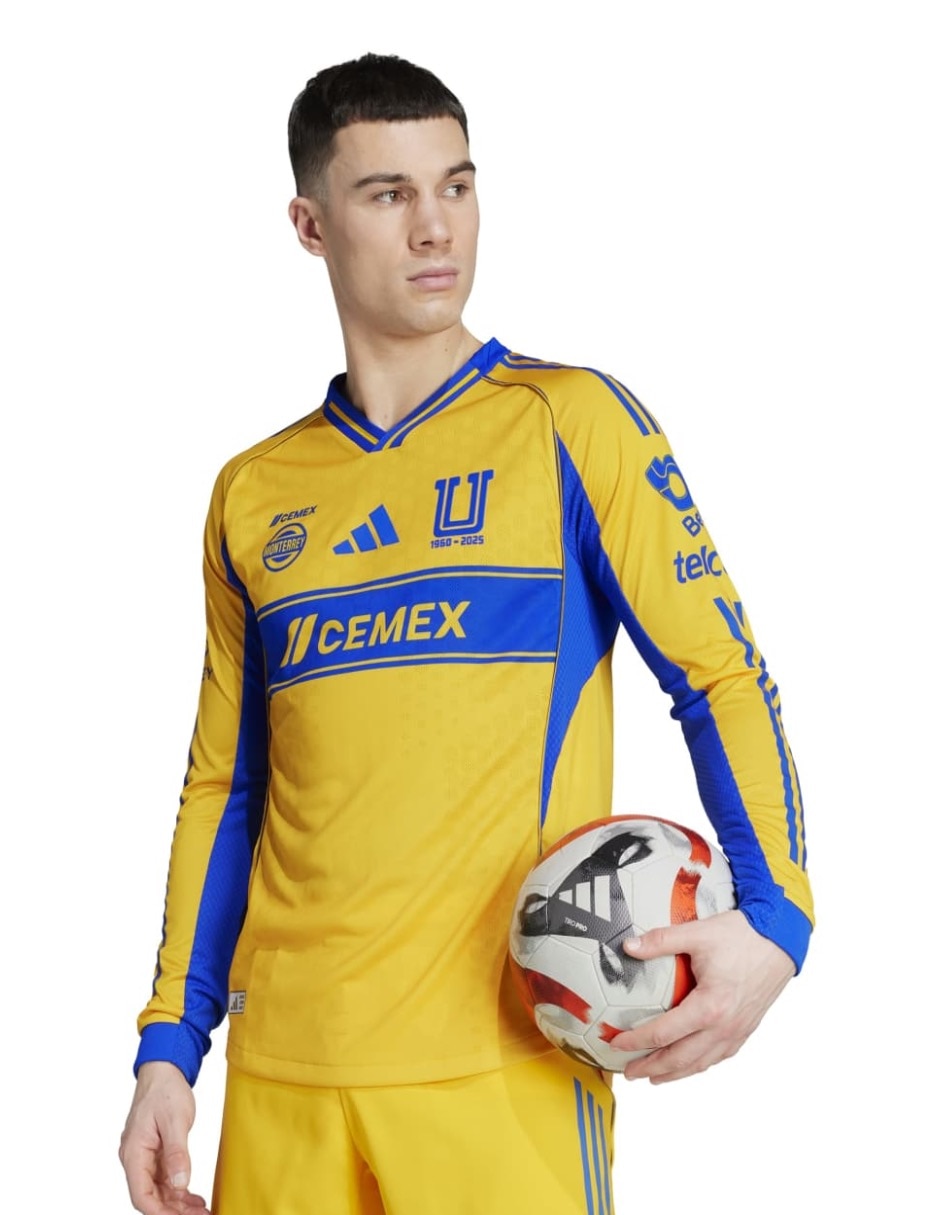 Jersey de Tigres UANL manga larga para hombre Jersey de Tigres UANL manga larga para hombre