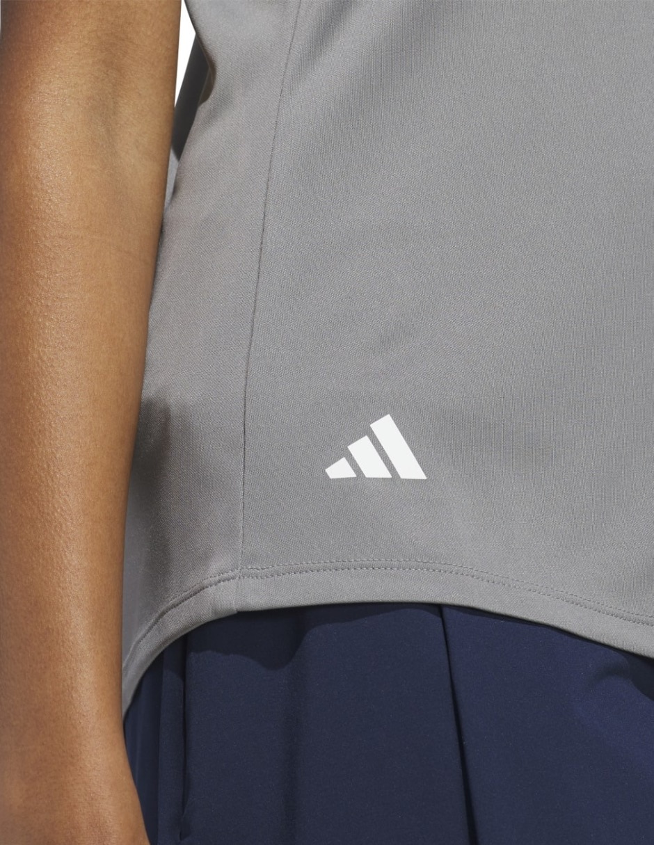 Playera tipo polo golf Adidas Golf para mujer 6
