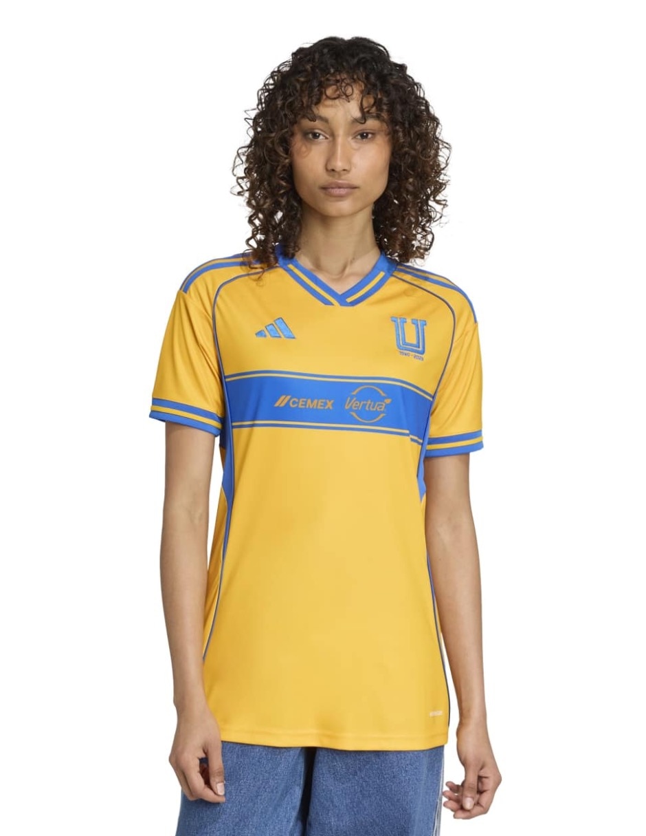 Jersey de Tigres UANL manga corta para mujer Jersey de Tigres UANL manga corta para mujer