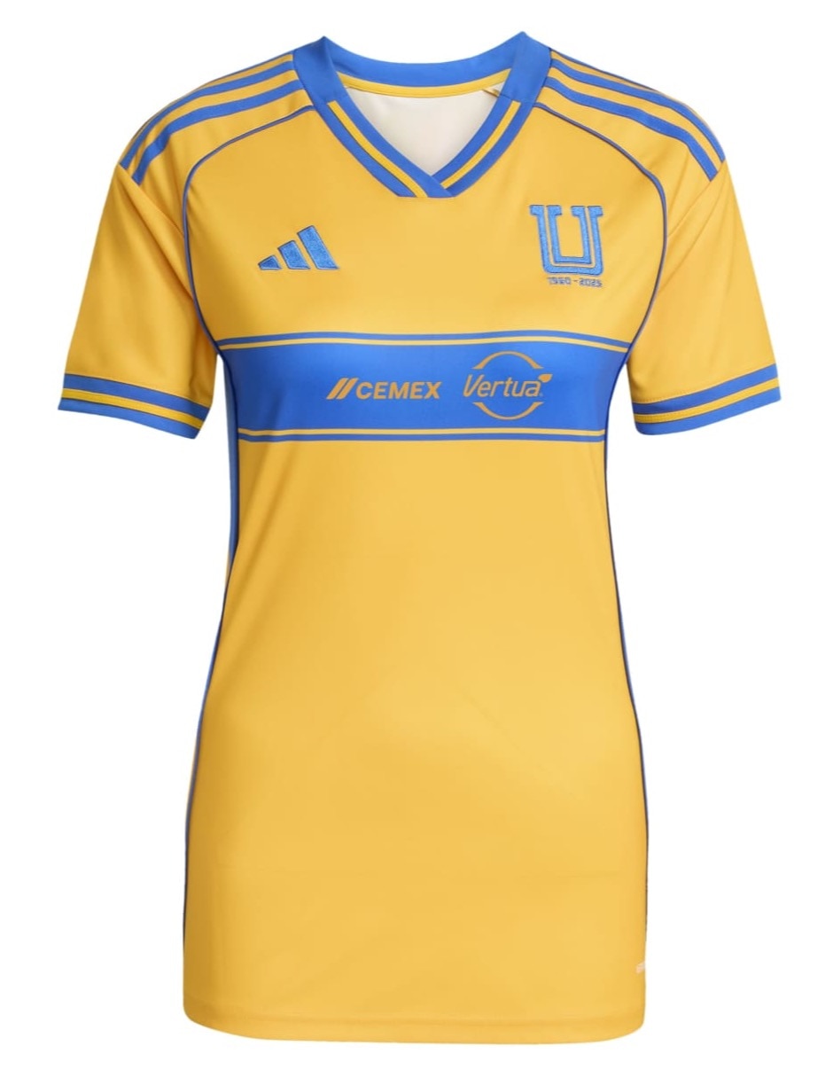 Jersey de Tigres UANL  manga corta   para mujer 2