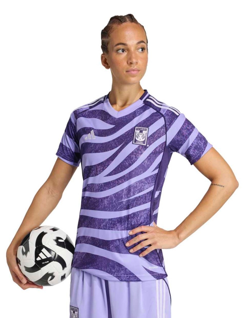 Jersey de Tigres UANL manga corta para mujer Jersey de Tigres UANL manga corta para mujer