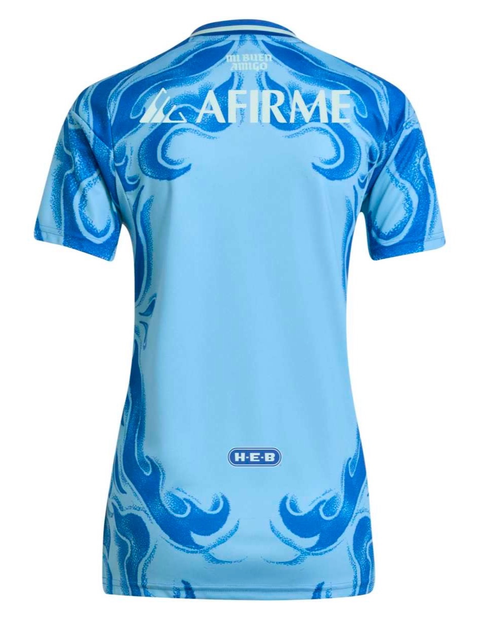 Jersey de Tigres UANL visitante manga corta   para mujer 3