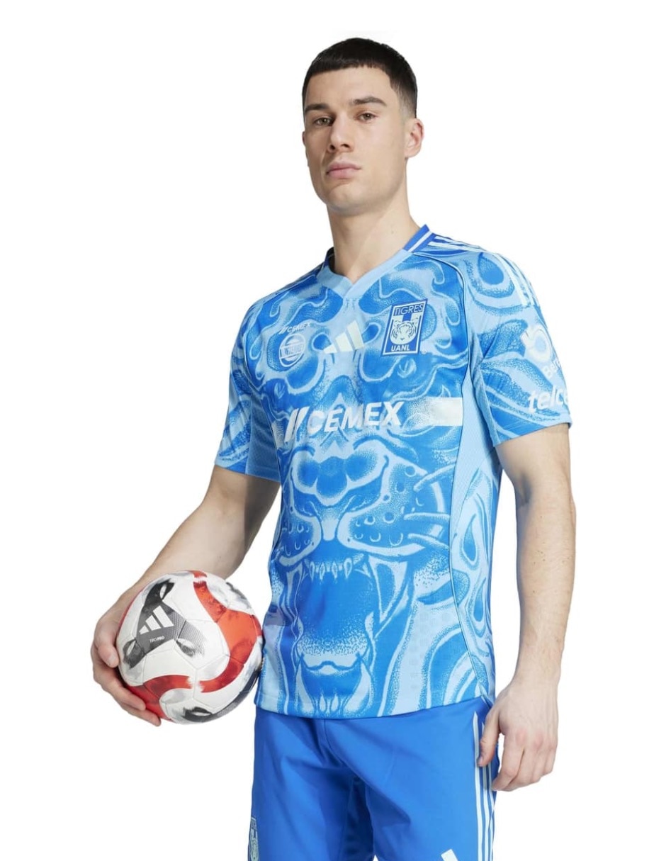 Jersey de Tigres UANL visitante authentic manga corta para hombre Jersey de Tigres UANL visitante authentic manga corta para hombre