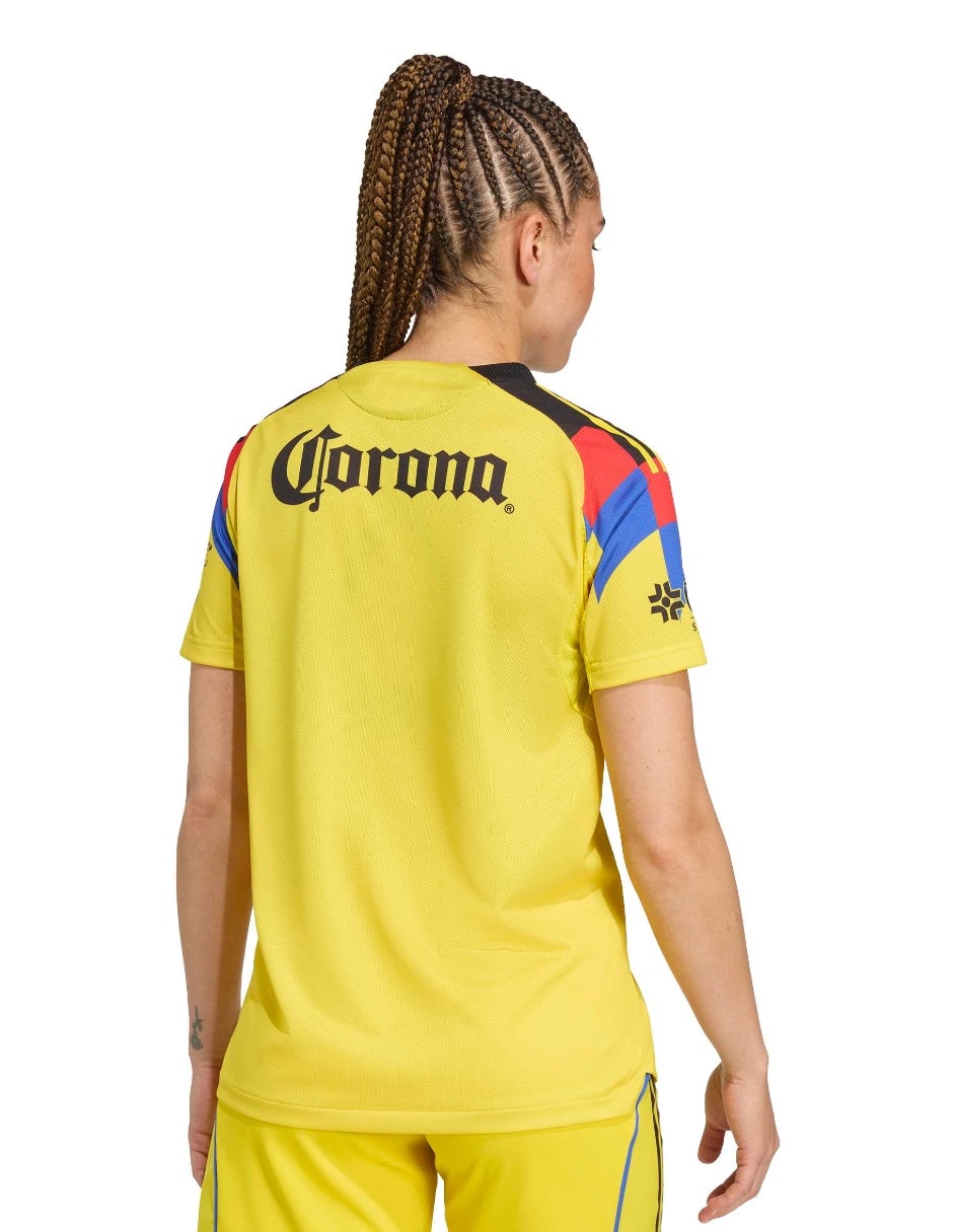 Jersey de Club América local authentic manga corta  jugador para mujer 4