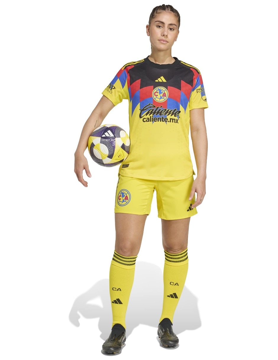Jersey de Club América local authentic manga corta  jugador para mujer 6