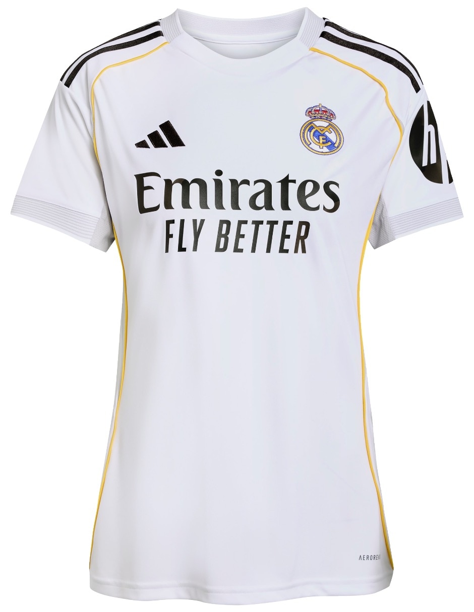 Jersey de Real Madrid club de fútbol local de manga corta adidas para mujer 2