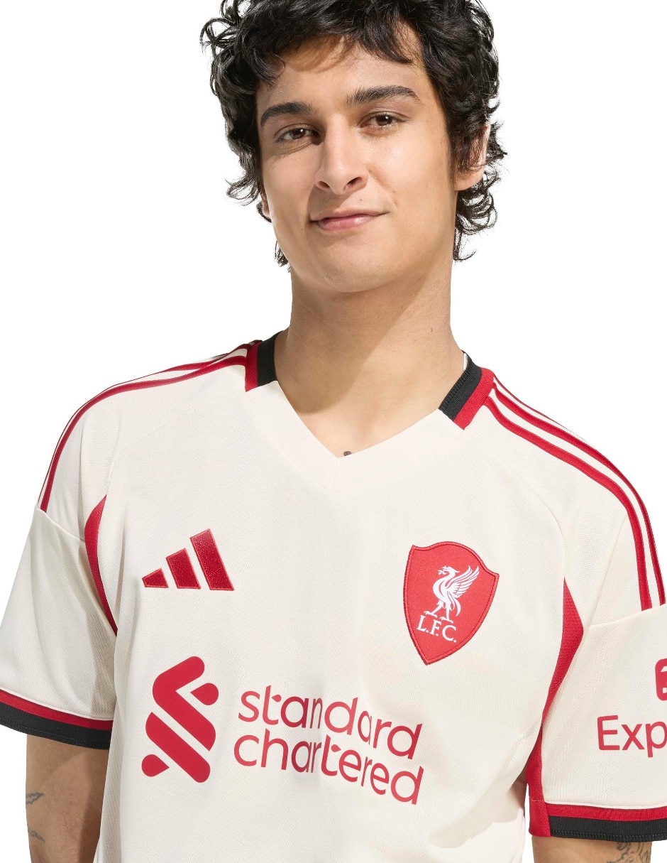 Jersey de Liverpool Football Club visitante manga corta   para hombre 6