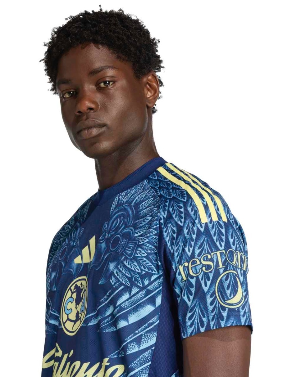 Jersey de Club América visitante authentic manga corta   para hombre 7