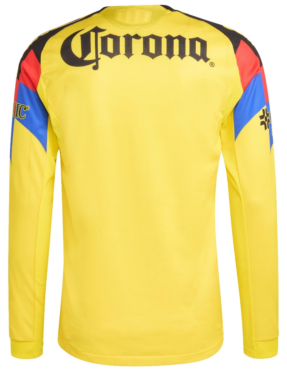 Jersey de Club América local authentic manga larga para hombre 3