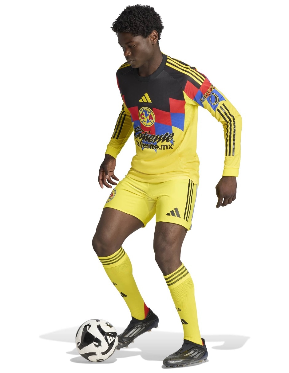 Jersey de Club América local authentic manga larga para hombre 5