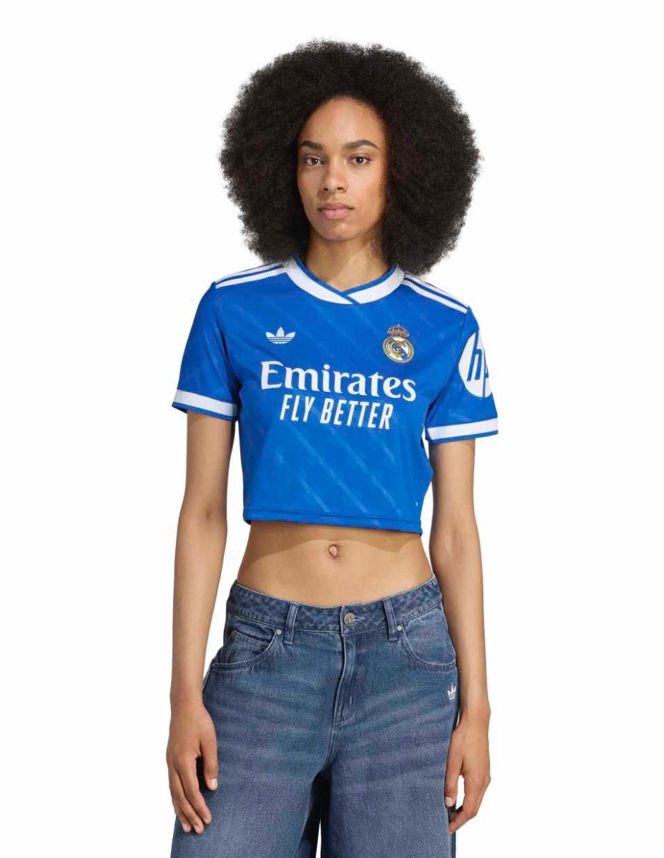 Jersey de Real Madrid Club de Fútbol manga corta para mujer Jersey de Real Madrid Club de Fútbol manga corta para mujer