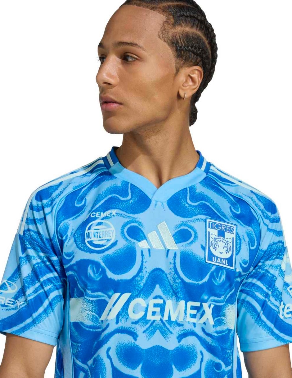 Jersey de Tigres UANL visitante manga corta   para hombre 6