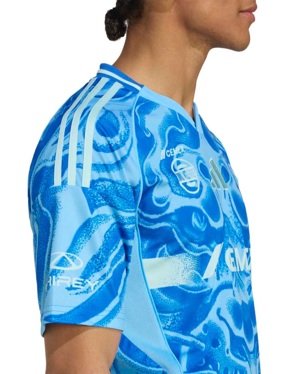 Jersey de Tigres UANL visitante manga corta   para hombre 7