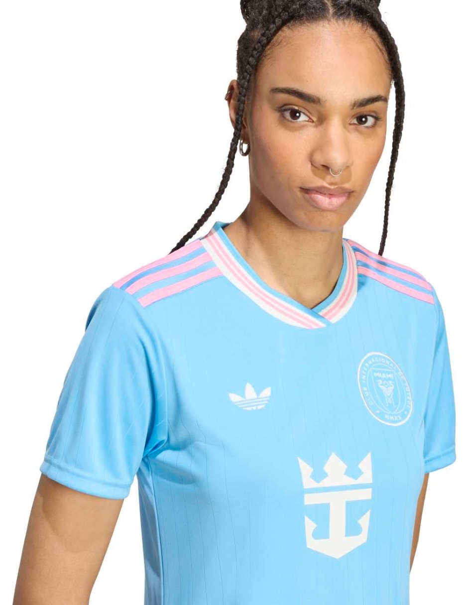 Jersey de Inter de Miami  manga corta   para mujer 3