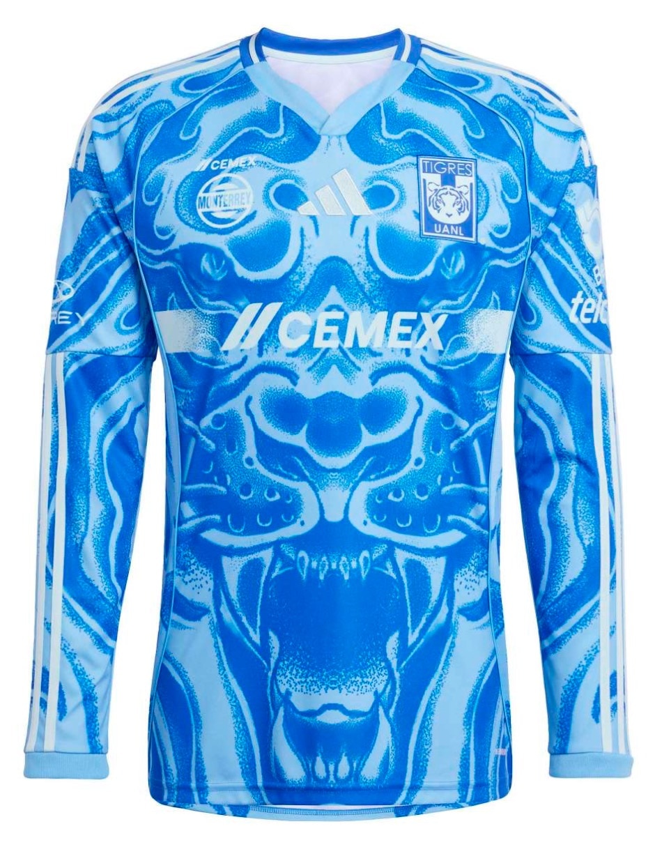 Jersey de Tigres UANL visitante manga larga   para hombre 2