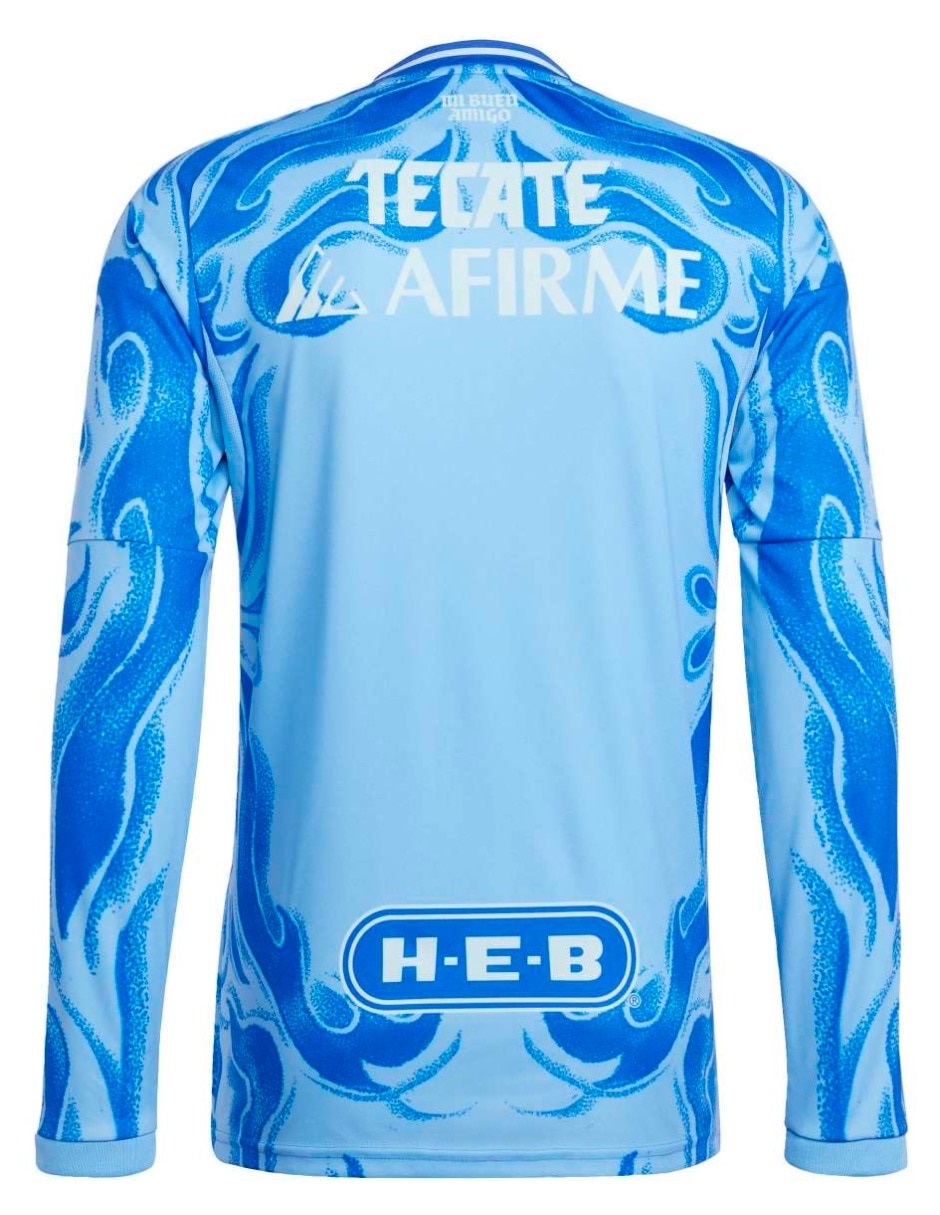 Jersey de Tigres UANL visitante manga larga   para hombre 3