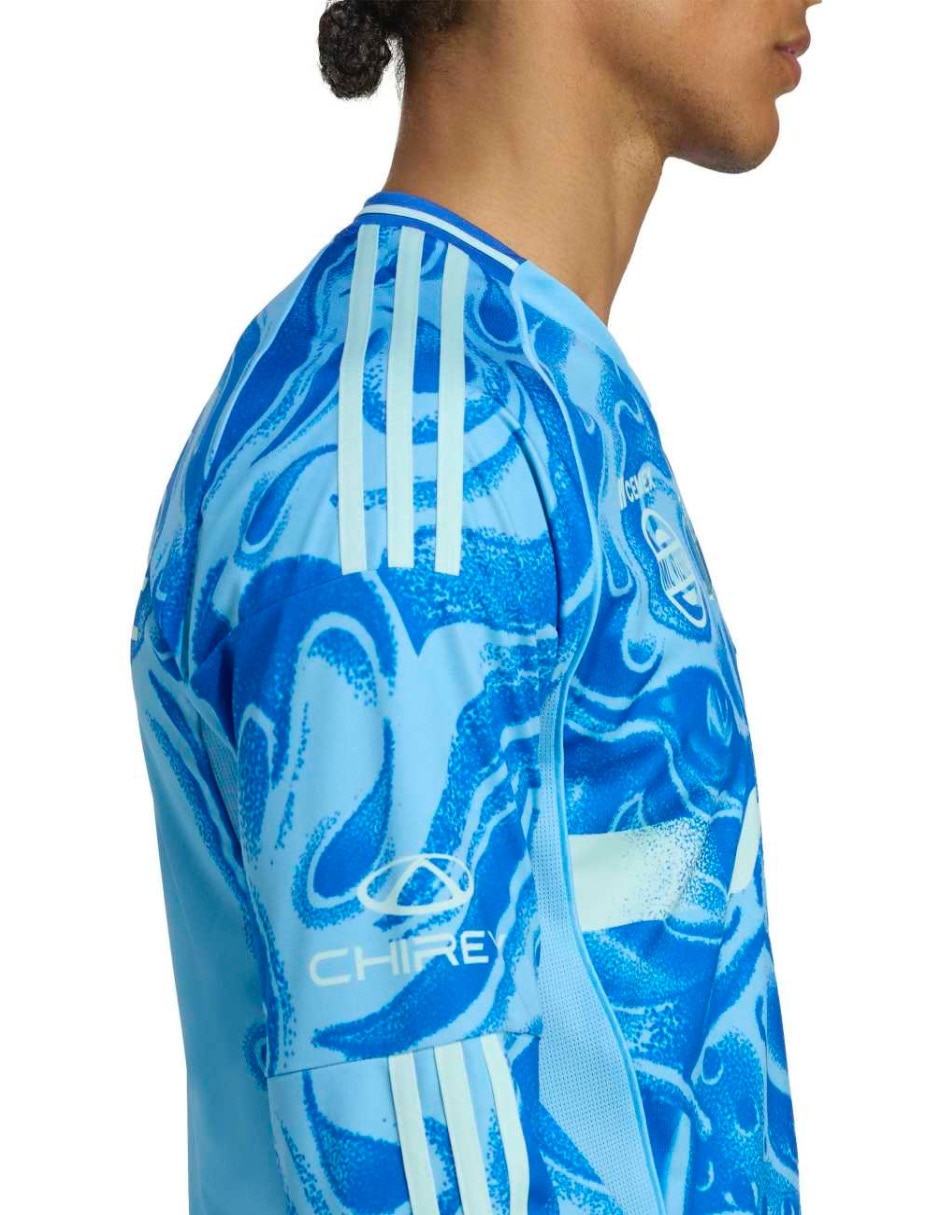 Jersey de Tigres UANL visitante manga larga   para hombre 7