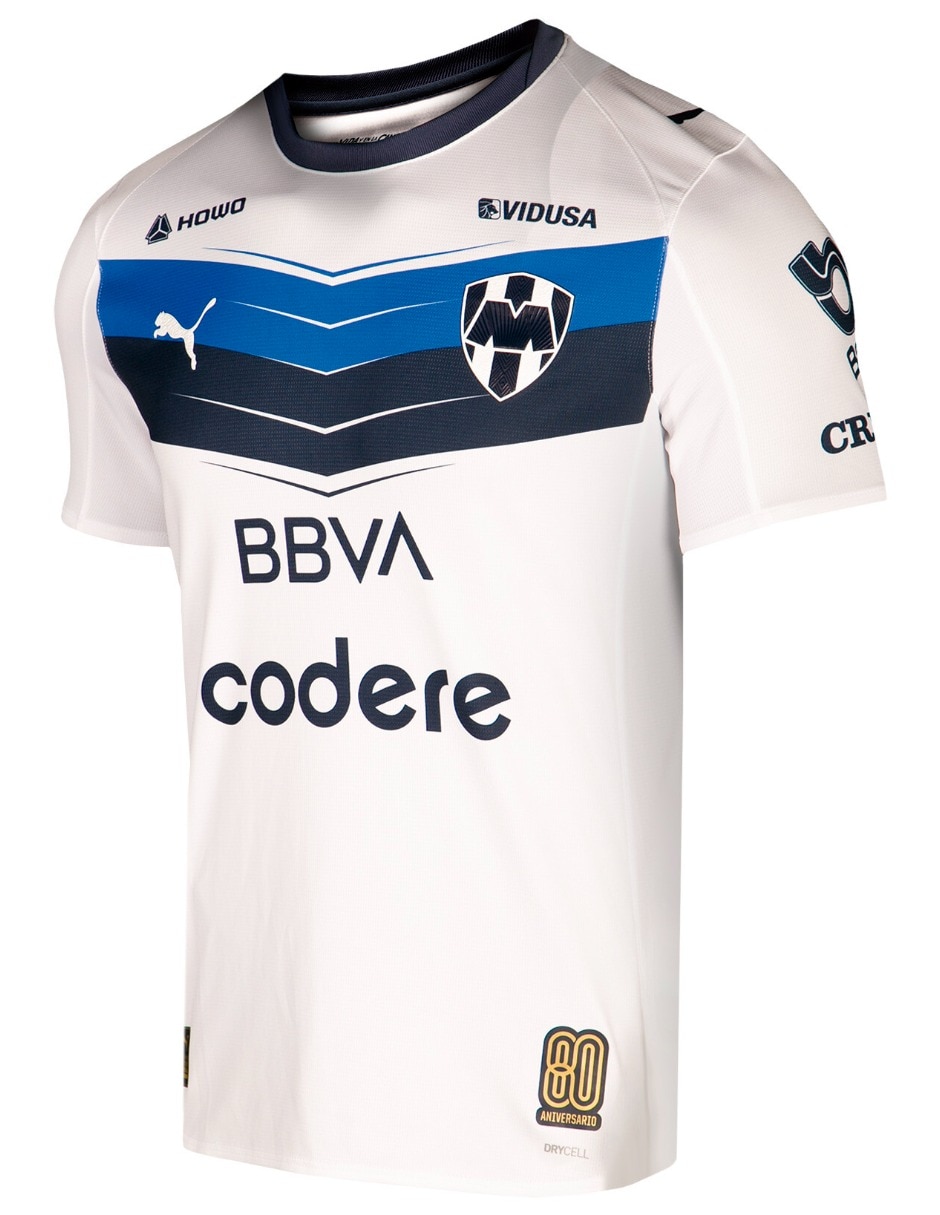 Jersey de Club de Fútbol Monterrey visitante manga corta   para hombre 3