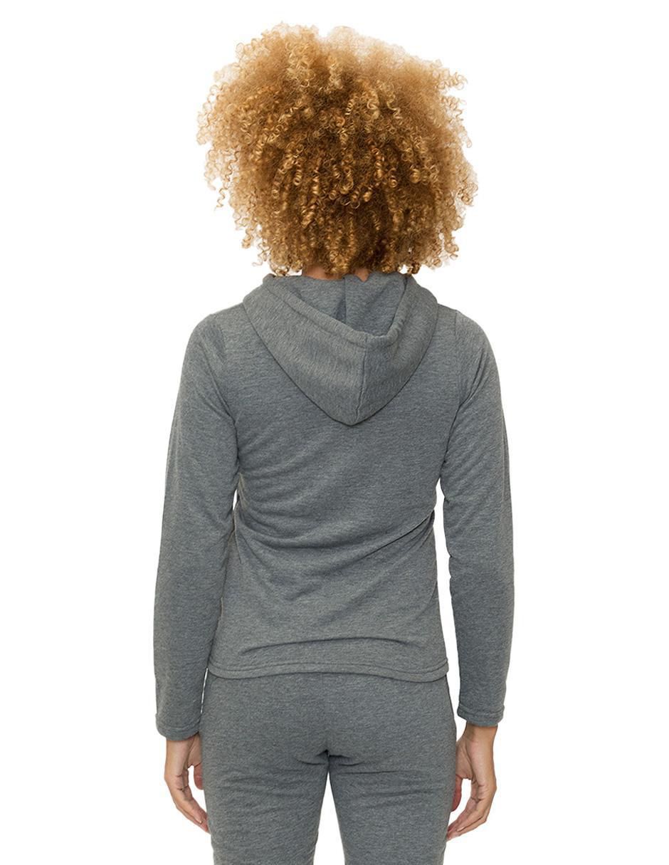 Sudadera con capucha y bolsa para mujer 4