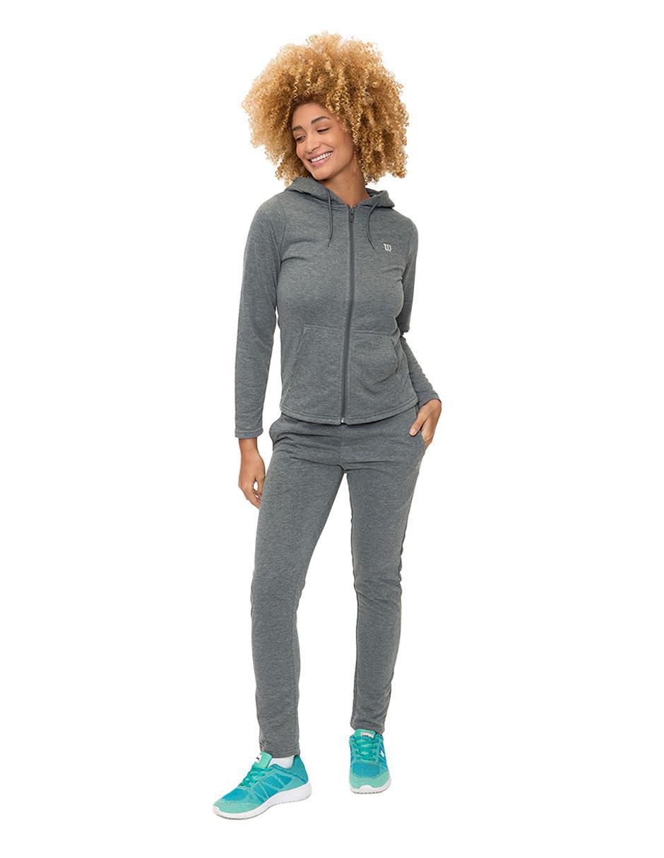 Sudadera con capucha y bolsa para mujer 5