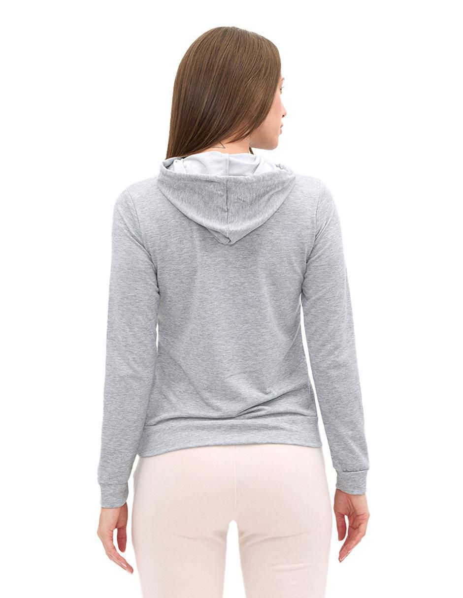 Sudadera con capucha y bolsa para mujer 5