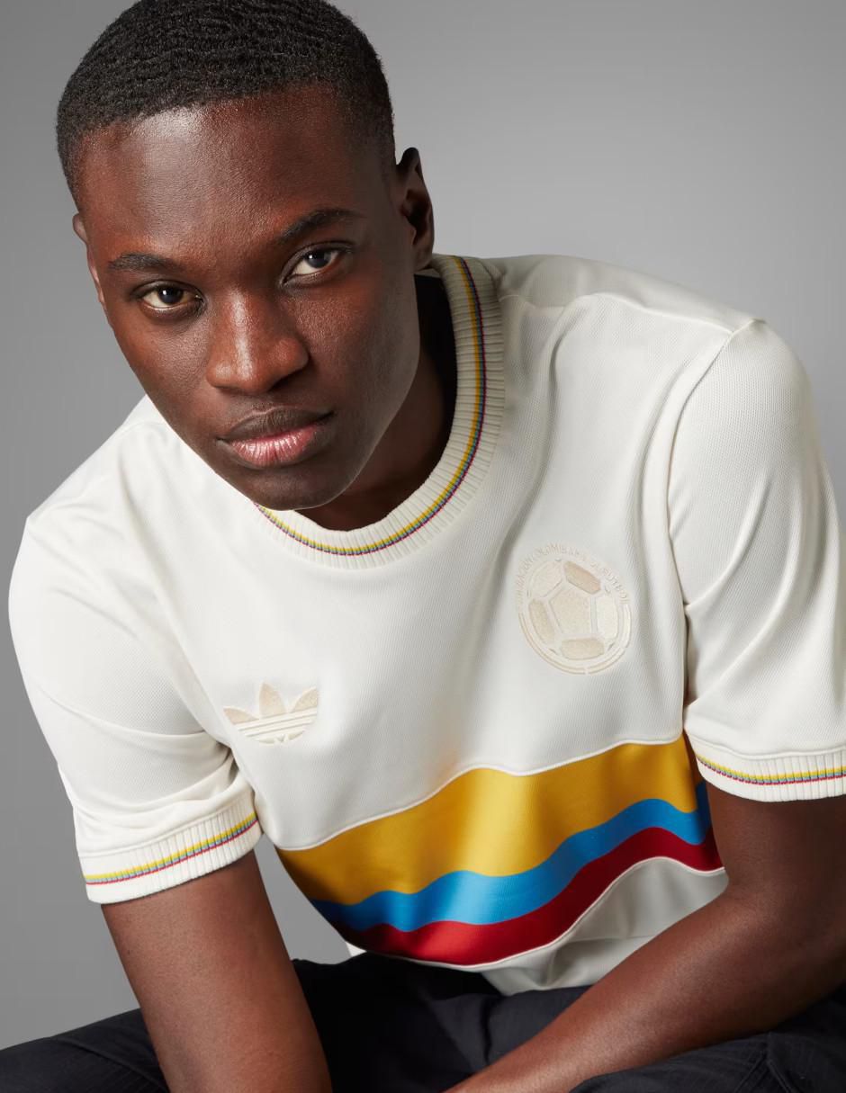 Jersey de selección de fútbol de Colombia conmemorativo para hombre 3
