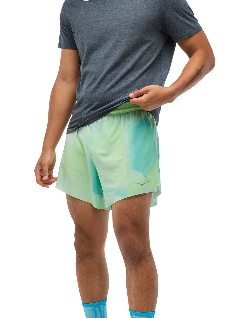 Short con malla para correr hombre