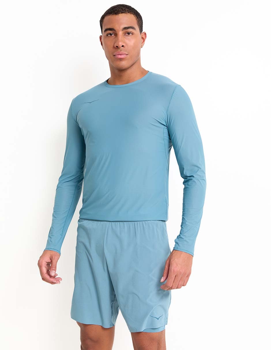 Short con malla para correr hombre