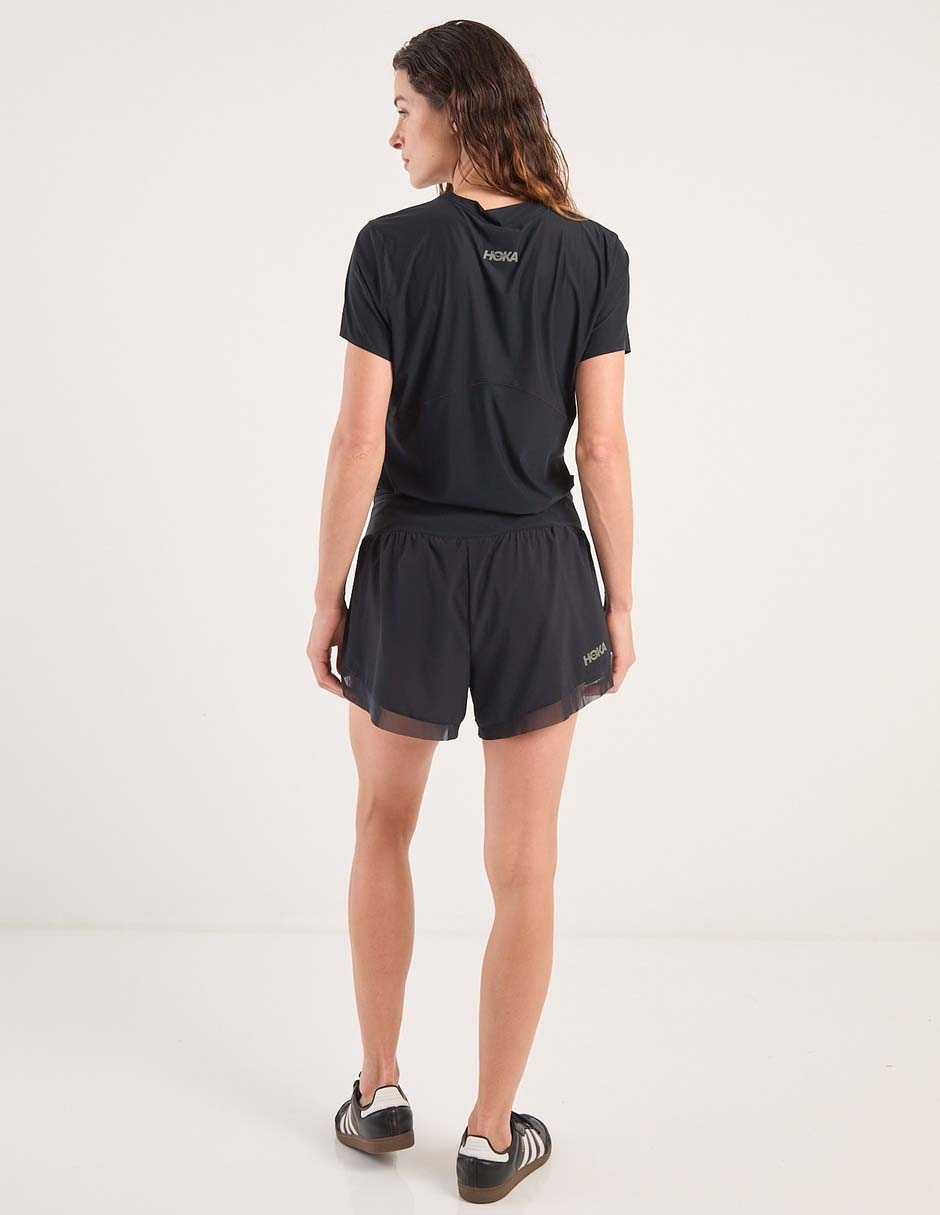 Short con malla para correr mujer 2