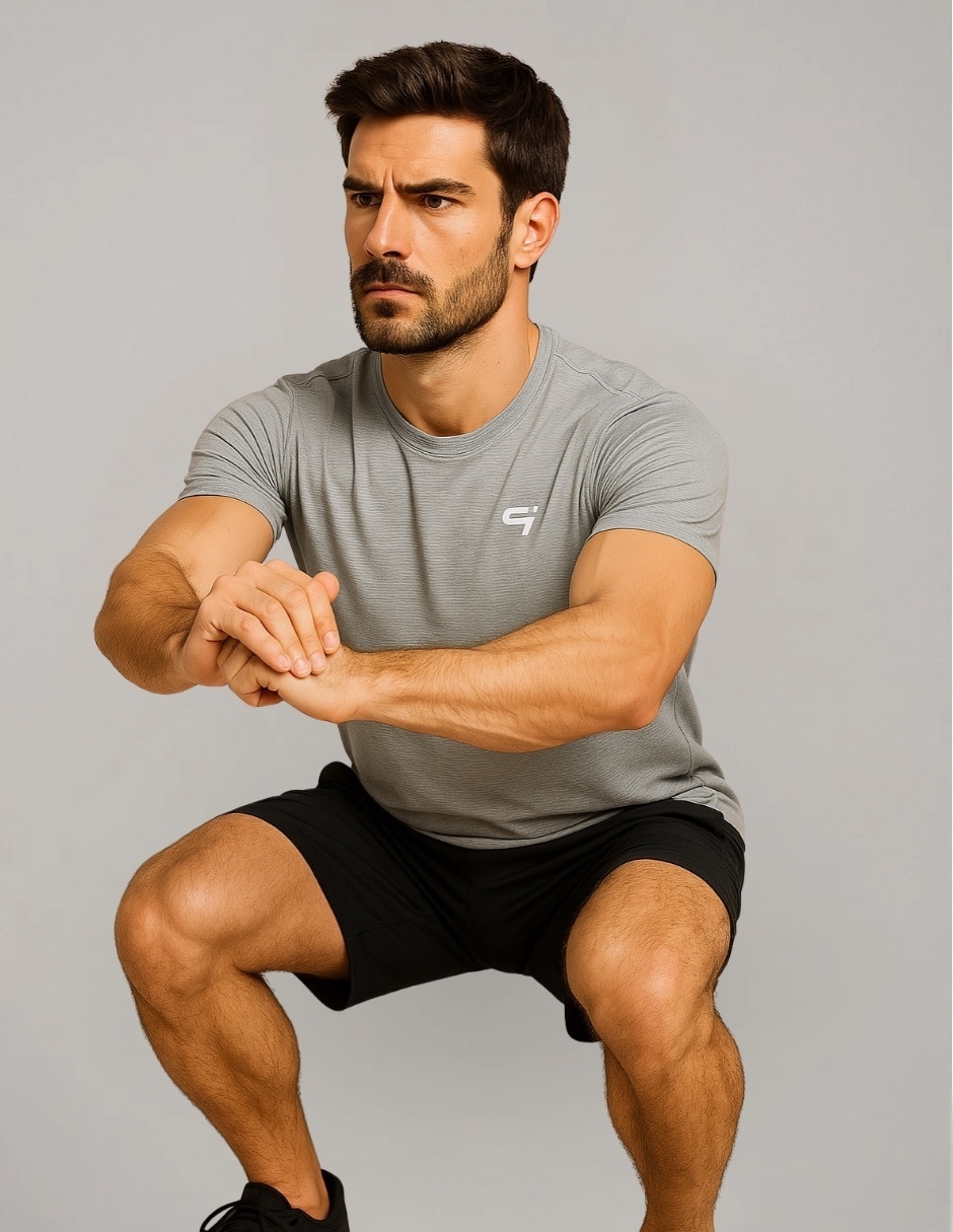 Playera deportiva para correr de hombre 4