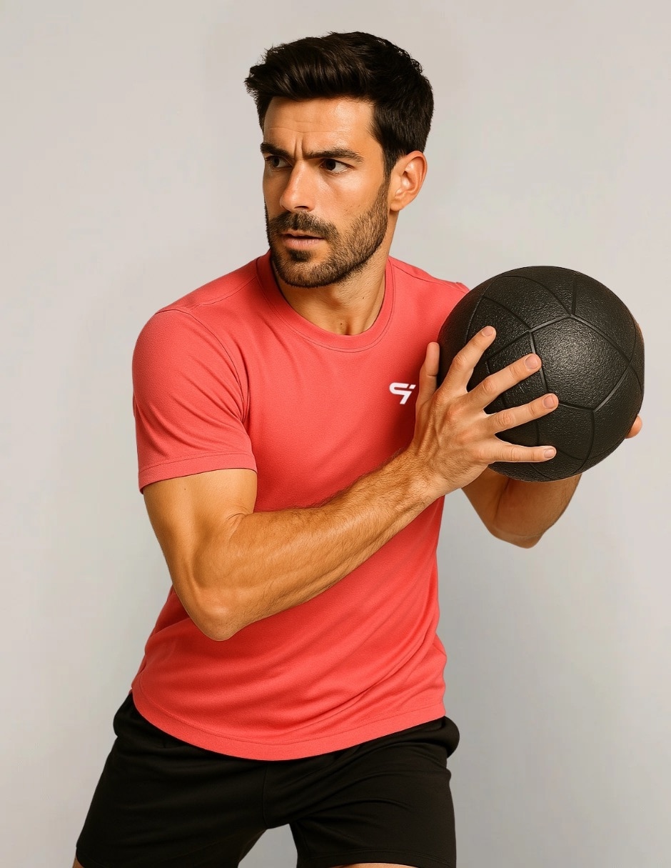 Playera deportiva para correr de hombre 7