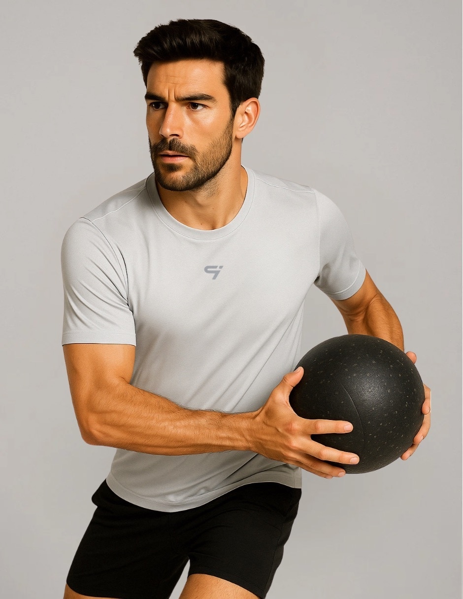 Playera deportiva para correr de hombre 3