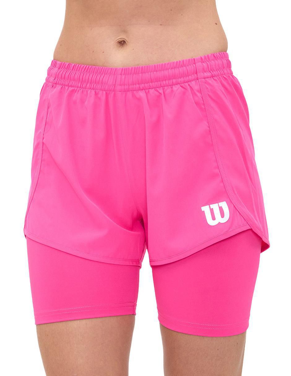 Short con malla Wilson para entrenamiento mujer