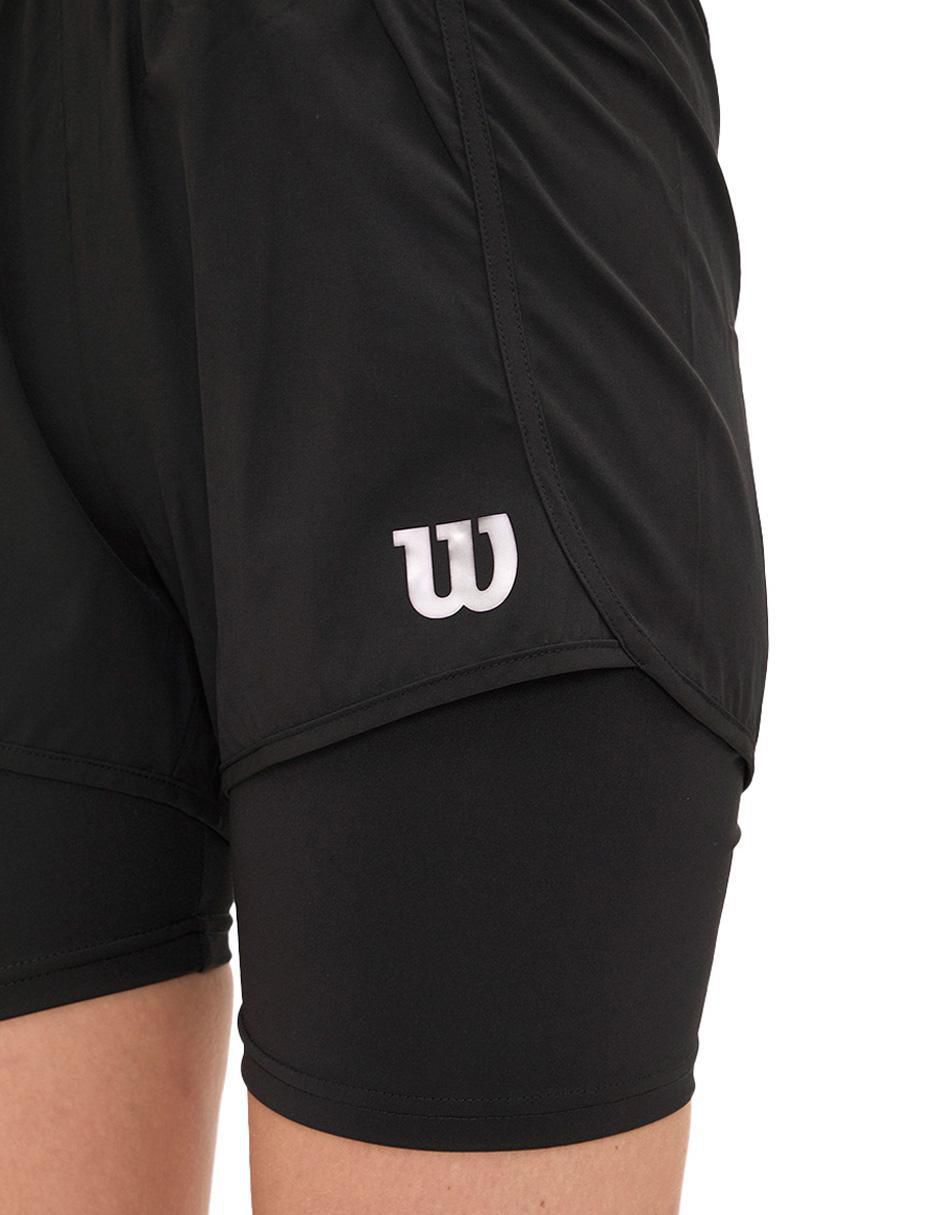 Short con malla Wilson para entrenamiento mujer