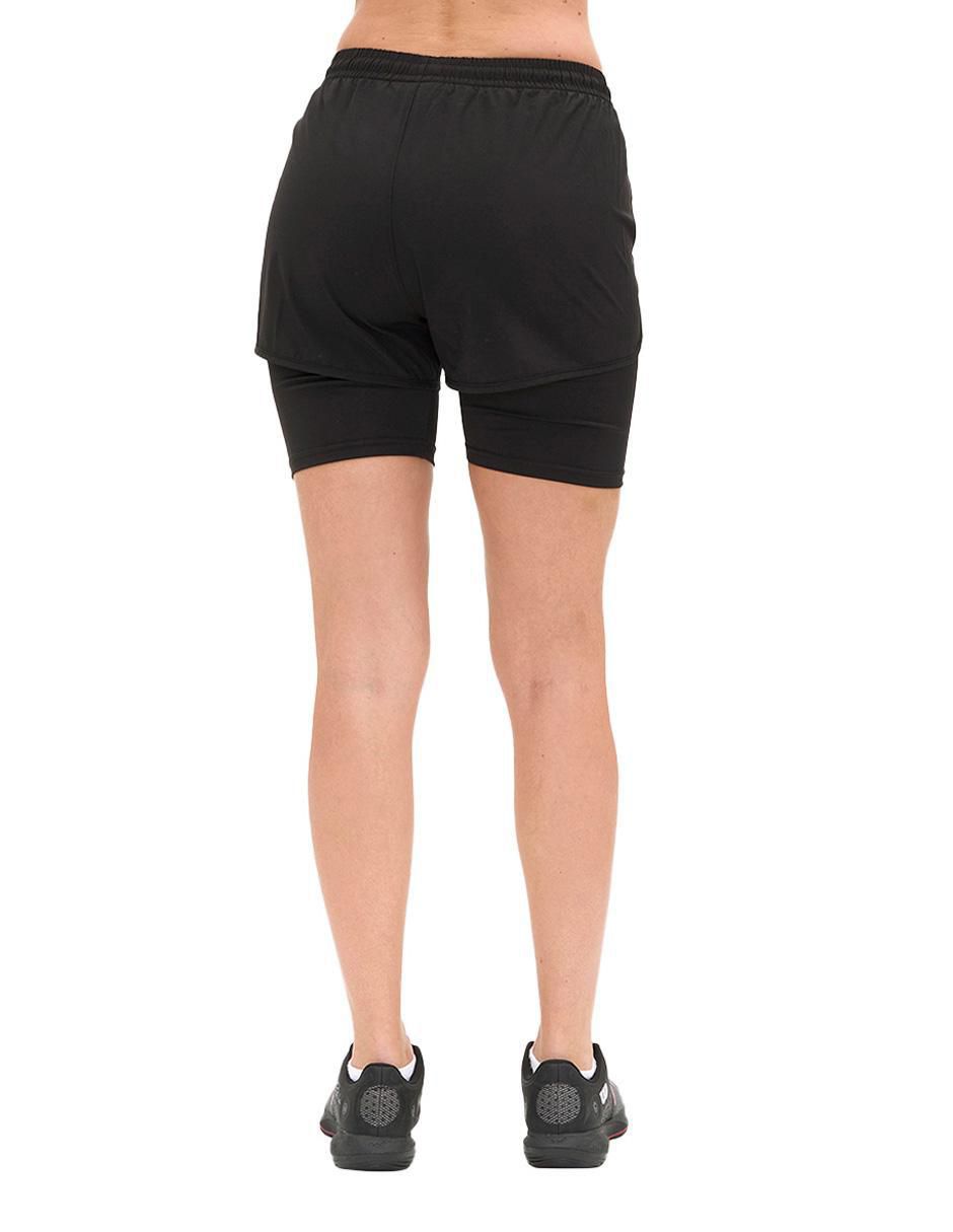 Short con malla Wilson para entrenamiento mujer