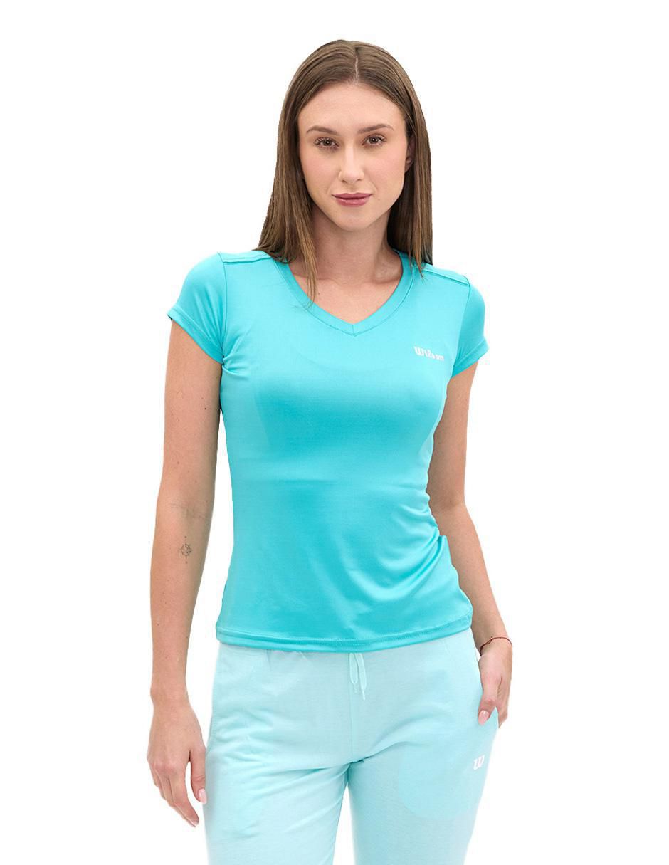 Playera deportiva para entrenamiento Wilson para mujer