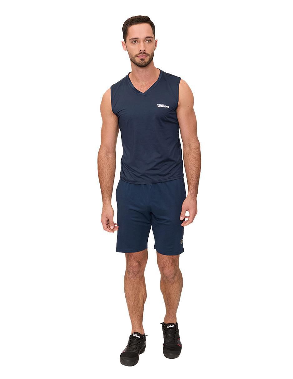 "set short/short" con bolsillos wilson "para" entrenamiento hombre