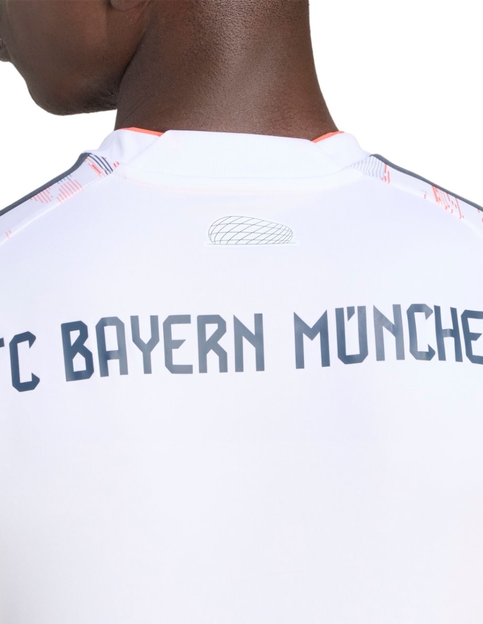 Jersey de Bayern Munich visitante manga corta   para hombre 4