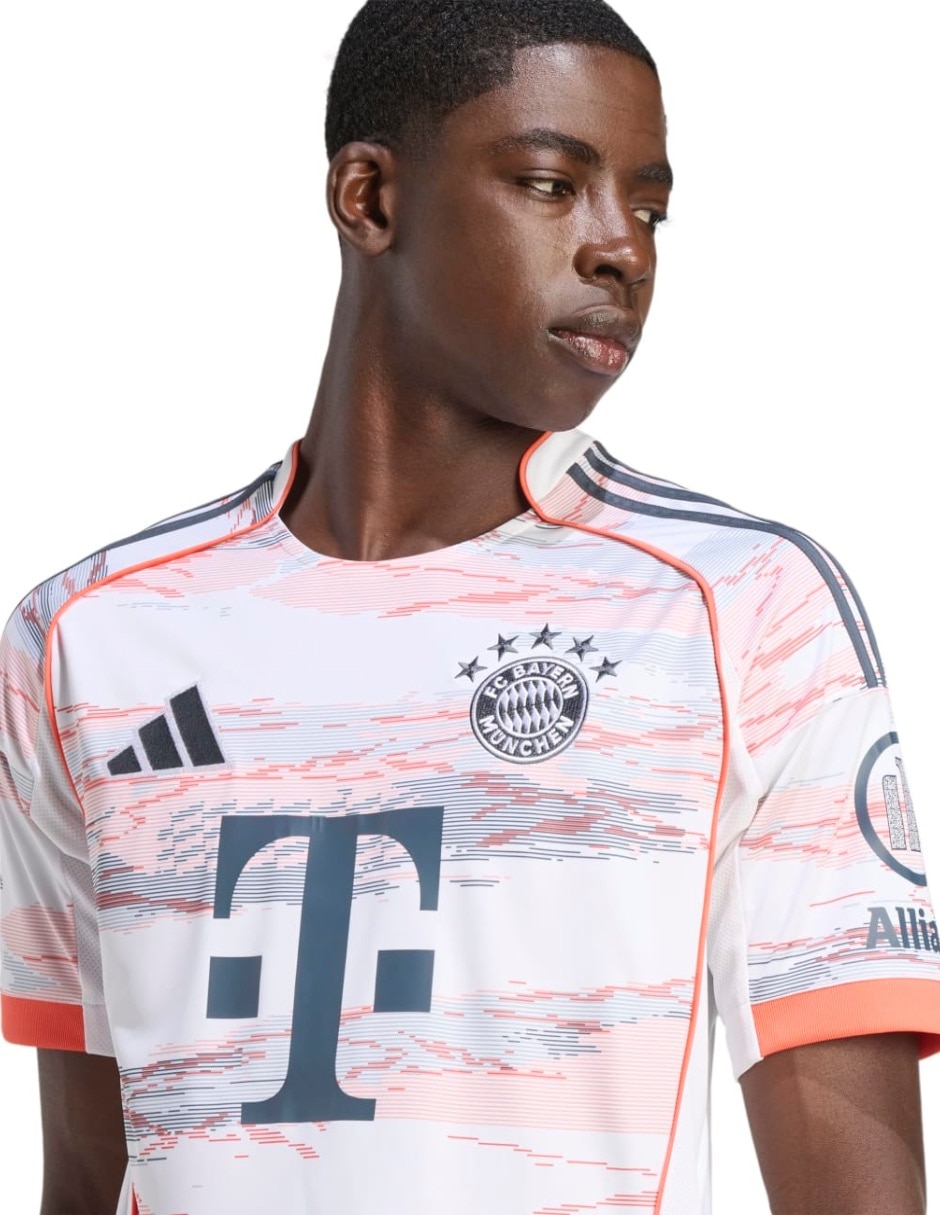 Jersey de Bayern Munich visitante manga corta   para hombre 5