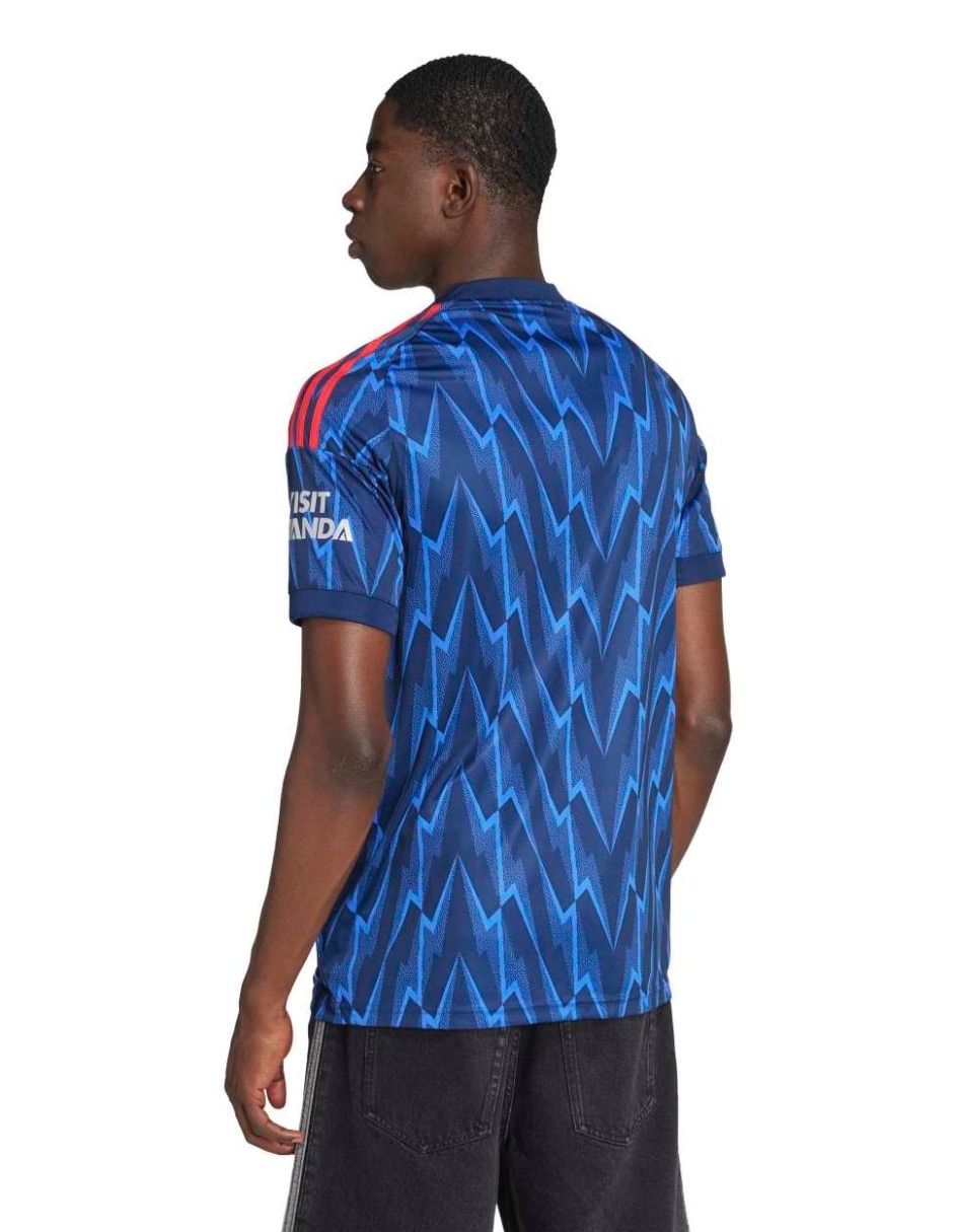 Jersey de Arsenal Football Club visitante manga corta para hombre 4