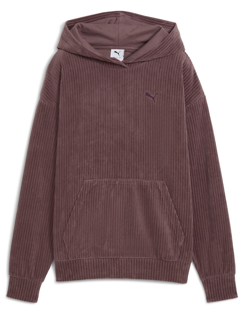 Sudadera Puma Ess Elevated comfort velour rib hoodie con capucha