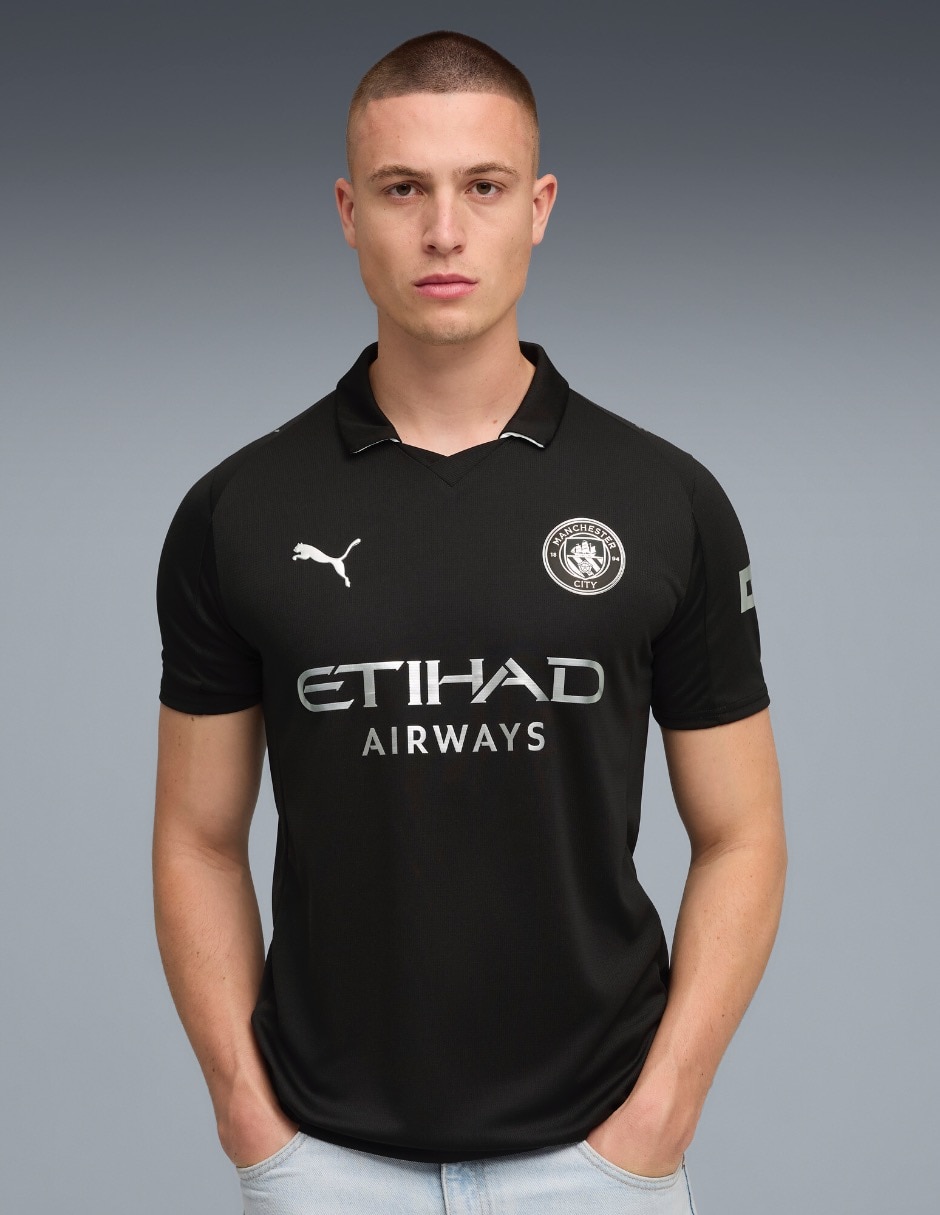 Jersey de Manchester City visitante manga corta para hombre