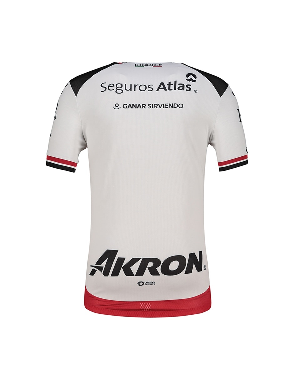 Jersey de Atlas Fútbol Club visitante manga corta   para hombre 2