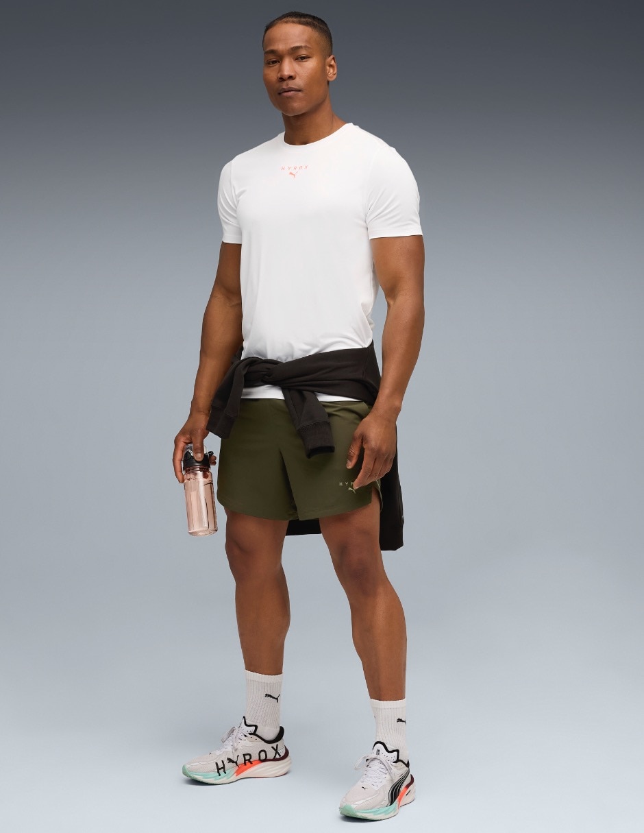 Playera deportiva para entrenamiento M puma x hyrox cloudspun thermoadapt tee de hombre 4