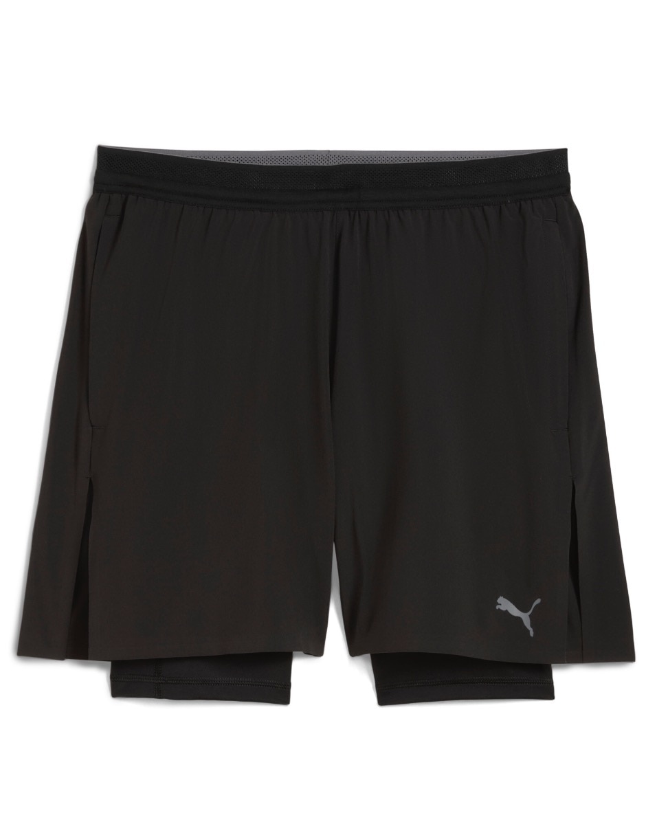 Short M Tech Training 2In1 Stretch para entrenamiento hombre