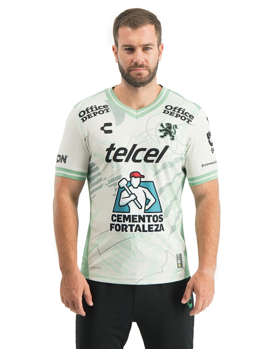 Jersey de Club León visitante manga corta Charly para hombre